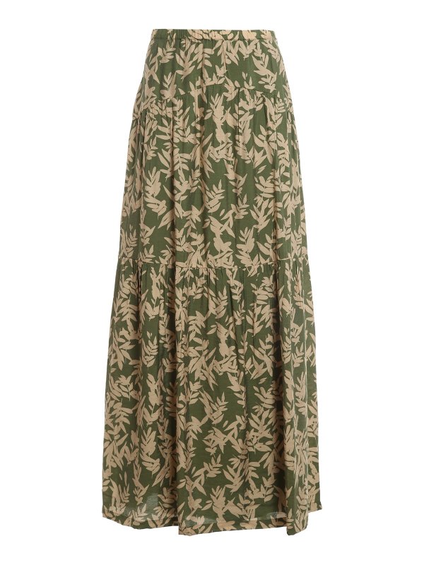 BA&SH: Jupes longues - Jupe Longue - Vert