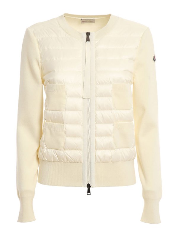 MONCLER: カーディガン - カーディガン - クリーム