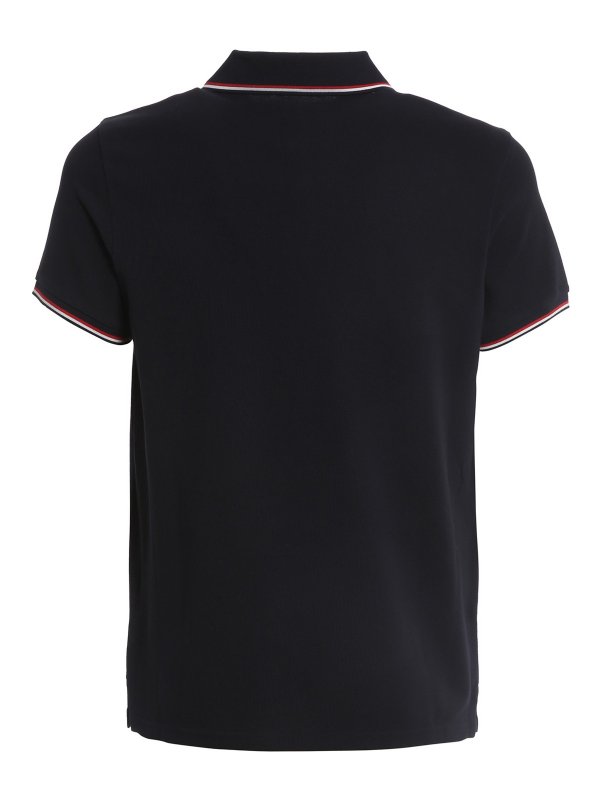 MONCLER: ポロシャツ online - ポロシャツ - ダークブルー