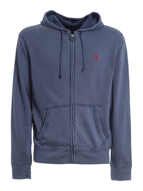POLO RALPH LAUREN: Sudaderas y suéteres - Sudadera - Azul