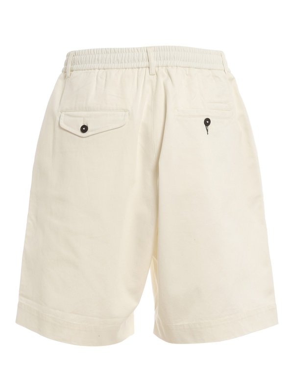 Universal Works: Trousers Shorts online - Twill Bermuda pants with darts