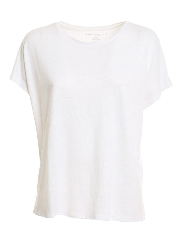 Majestic Filatures: T-shirts - T-Shirt - Blanc