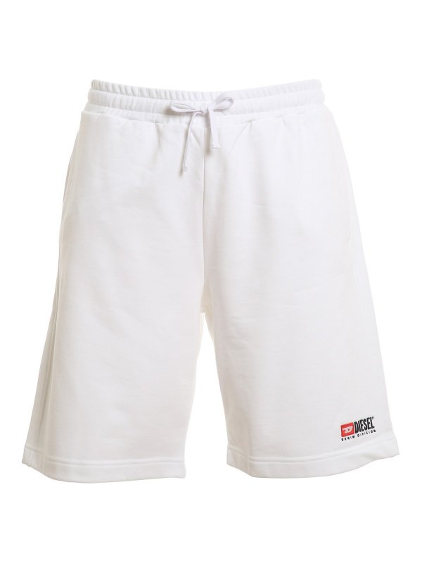 DIESEL: tracksuit bottoms - Logoed short sweat pants