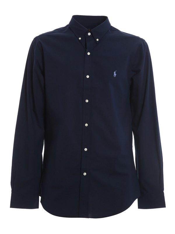 POLO RALPH LAUREN: シャツ - シャツ - ブルー