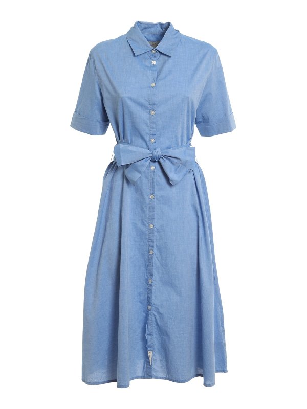WOOLRICH: maxi dresses - Chambray dress