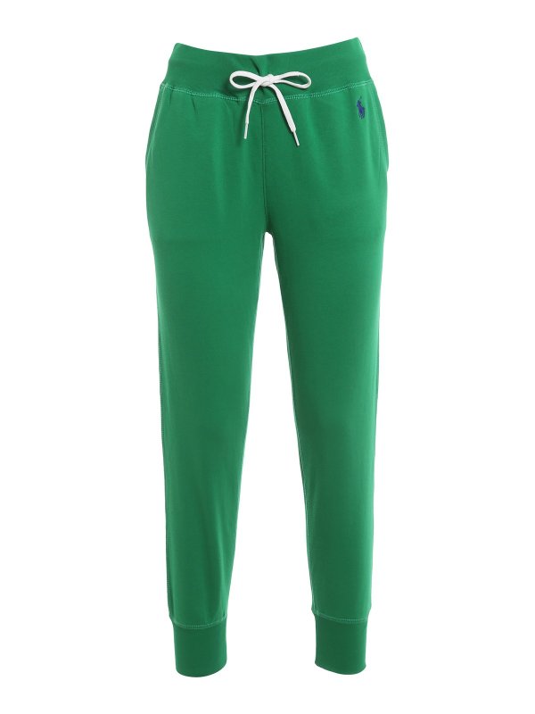 POLO RALPH LAUREN: スウェットパンツ - トラックスーツ ボトムス - 緑