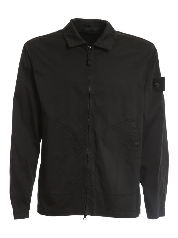 STONE ISLAND: Hemden - Hemd - Schwarz