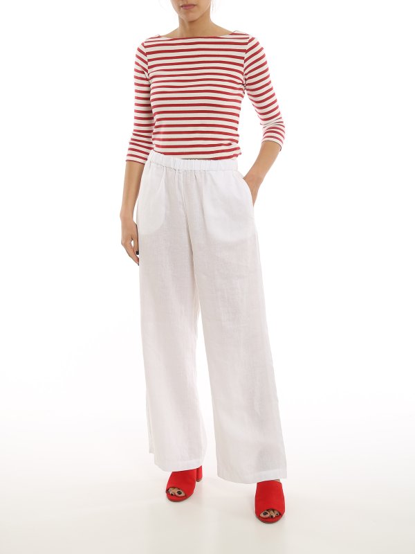 ASPESI: Pantalons casual online - Pantalons Décontractés - Blanc