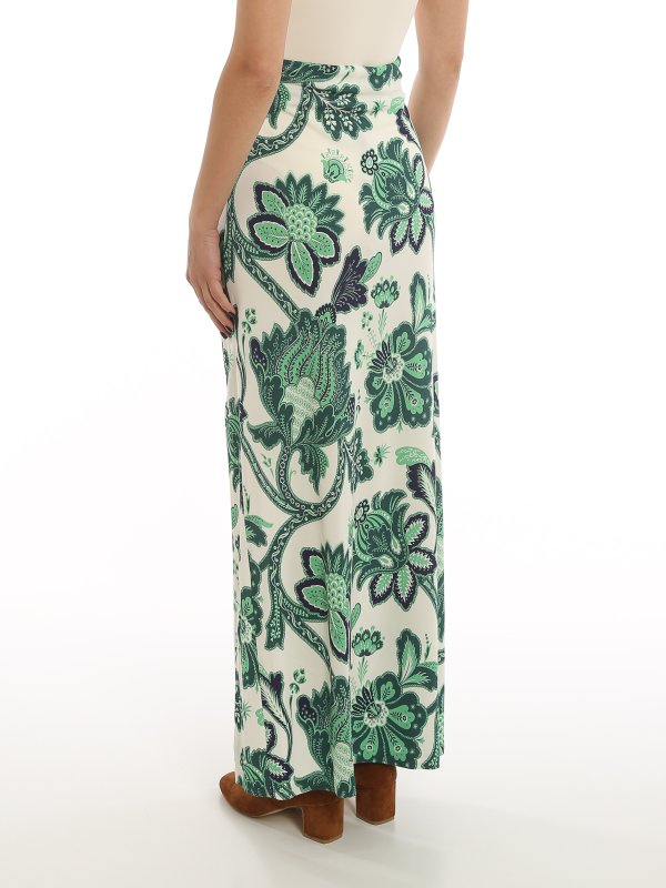Langer Rock - Grün shop online: ETRO
