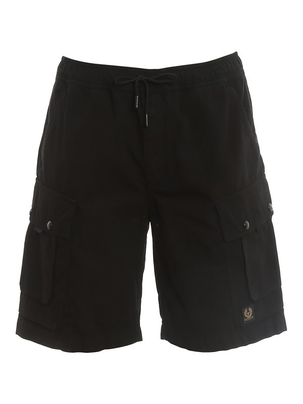 BELSTAFF: Hosen Shorts - Shorts - Schwarz