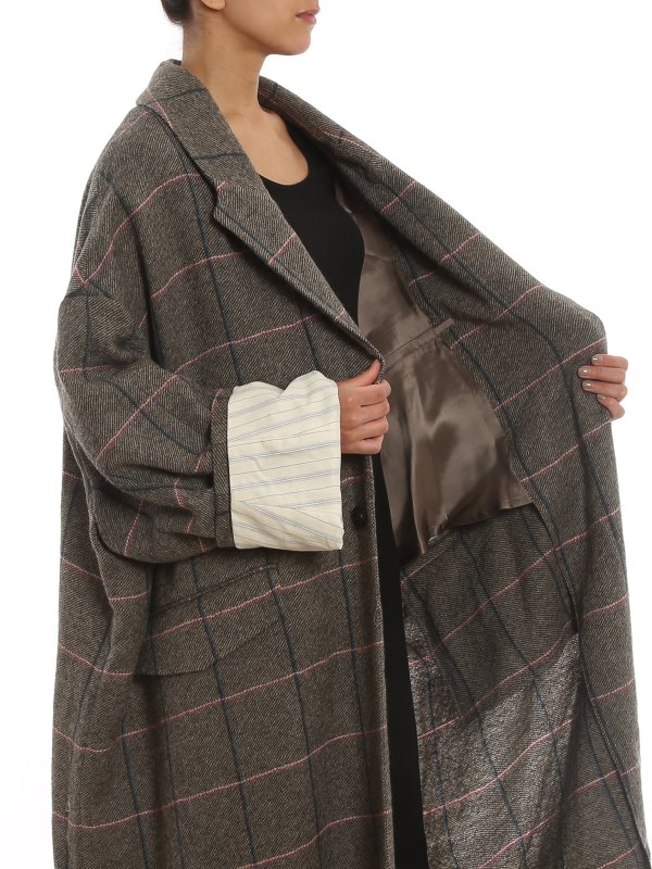 Maison Margiela buy online Checked coat