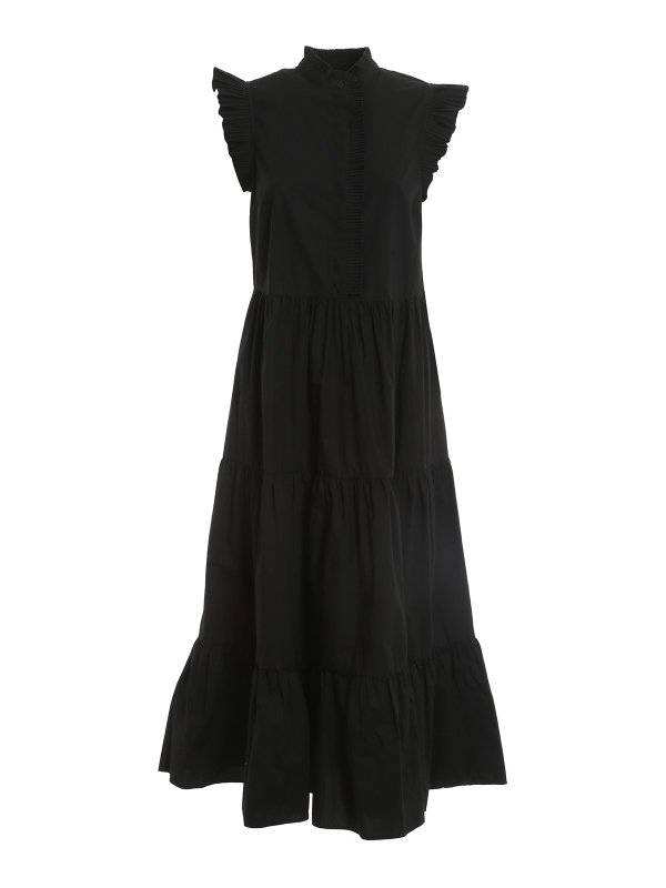 TWINSET: Maxikleider - Maxikleid - Schwarz