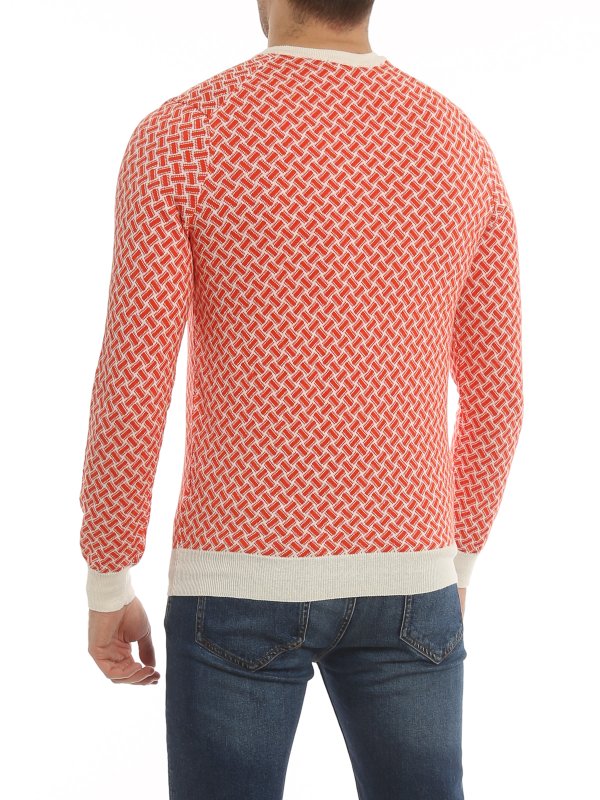 V-Pullover - Orange shop online: DRUMOHR