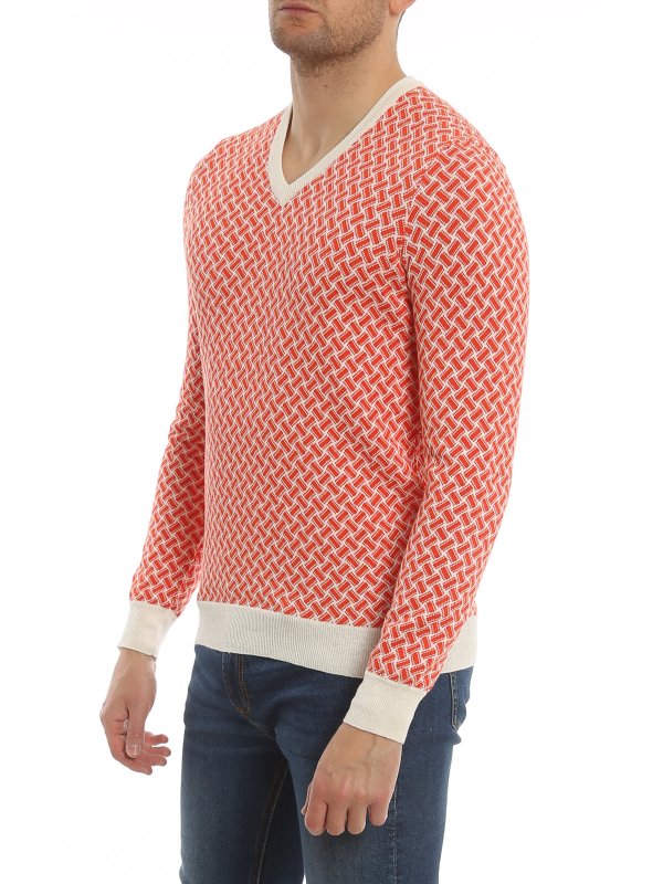 DRUMOHR buy online V-Pullover - Orange