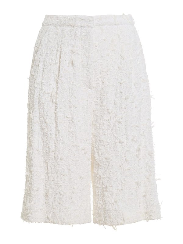 MAX MARA STUDIO: Hosen Shorts - Shorts - Weiß