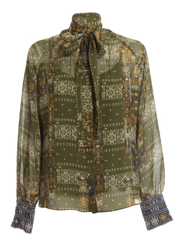 MAX MARA STUDIO: Hemden - Hemd - Grün