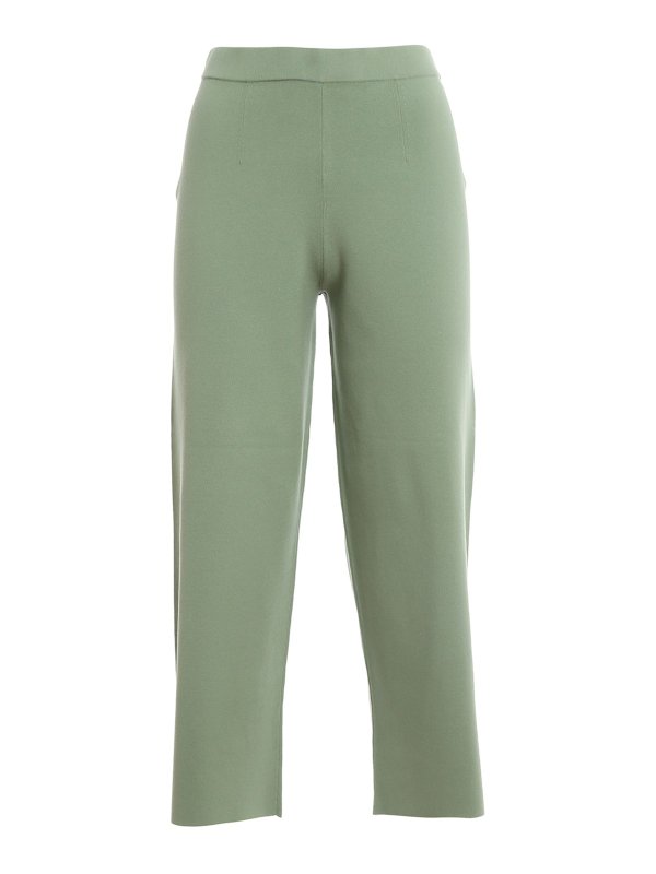 MAX MARA STUDIO: casual trousers - Ecru trousers