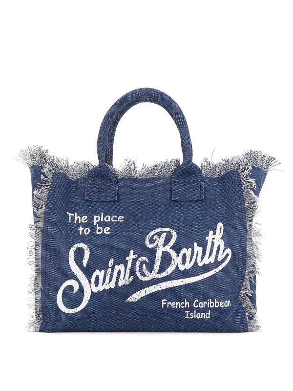 MC2 SAINT BARTH: Handtaschen - Shopper - Blau