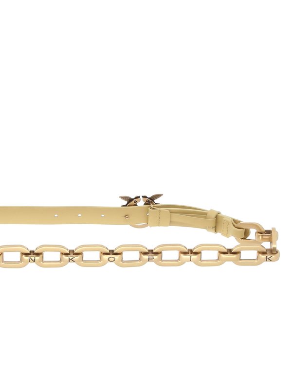 Pinko: belts online - Love Day Macro Chain belt