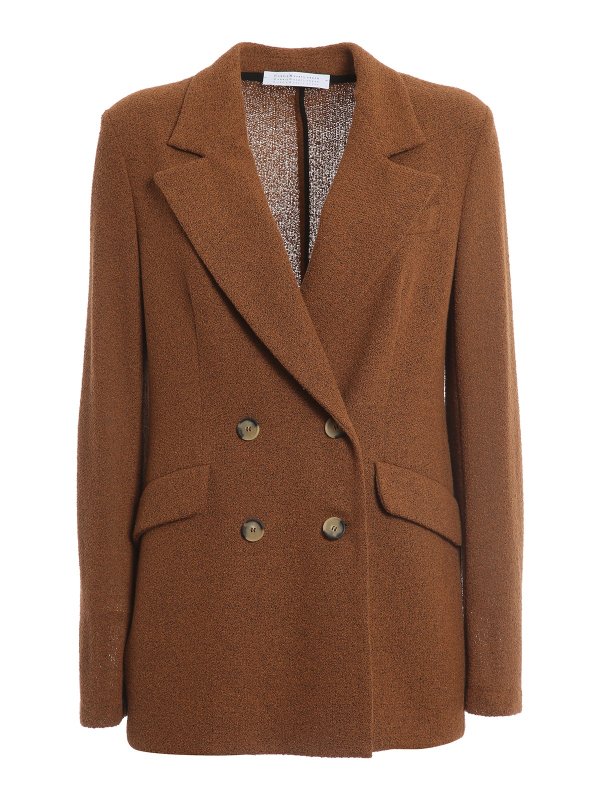 HARRIS WHARF LONDON: blazers - Cotton blend blazer