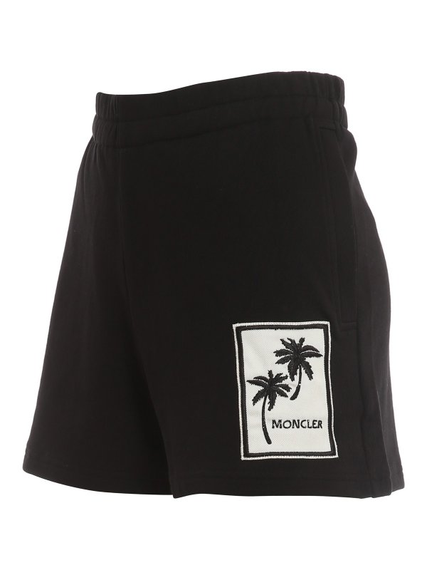 iKRIX MONCLER: pantaloni shorts - Shorts con patch logo