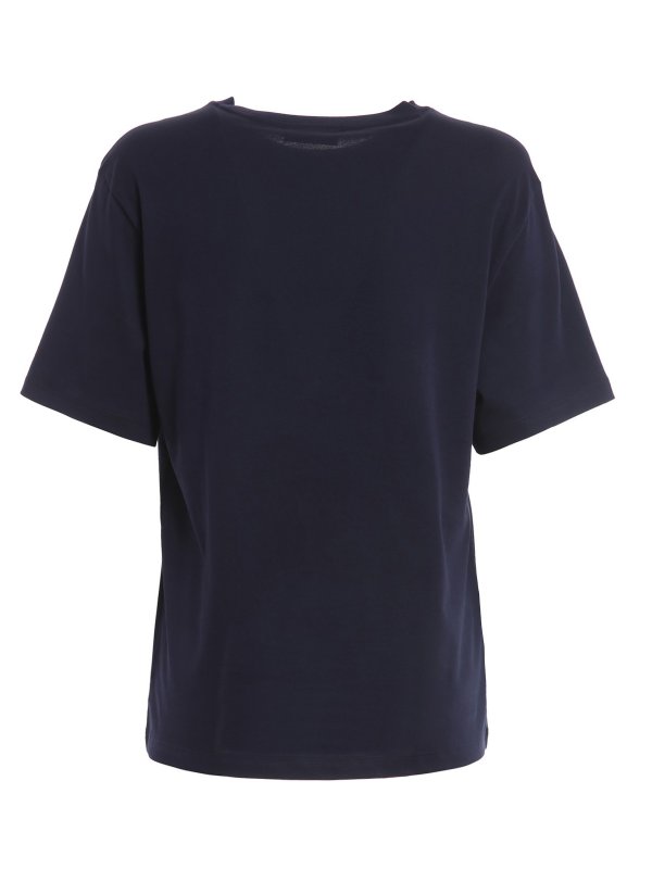 LACOSTE: t-shirts online - Crocodile patch T-shirt