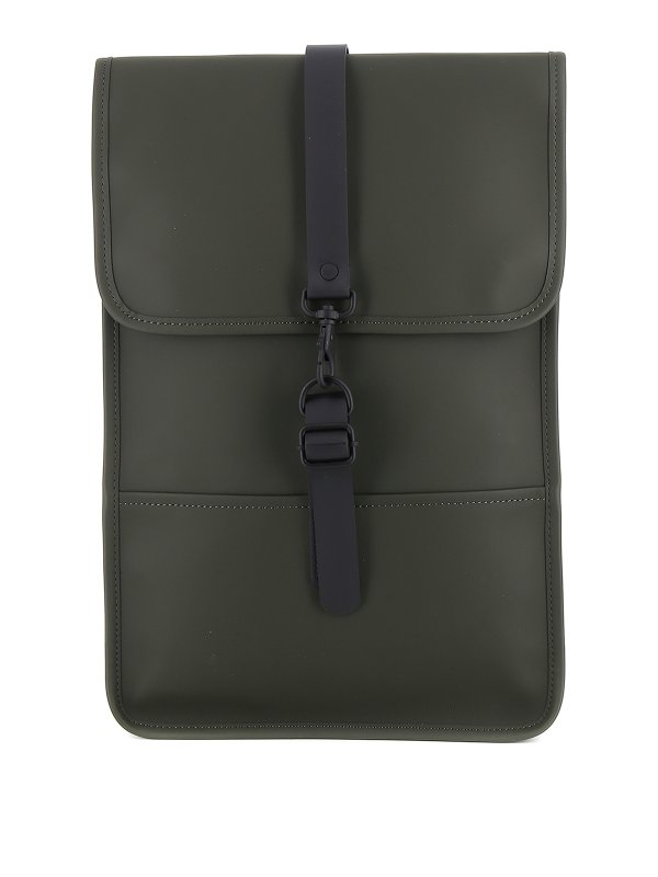 RAINS: backpacks - Mini rubber effect backpack