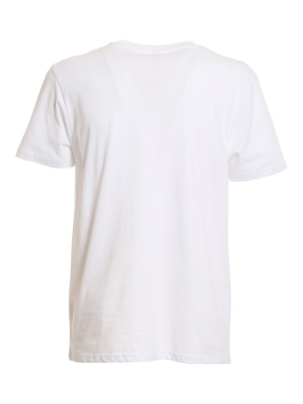 MOSCHINO: t-shirts online - Logo patch Tee