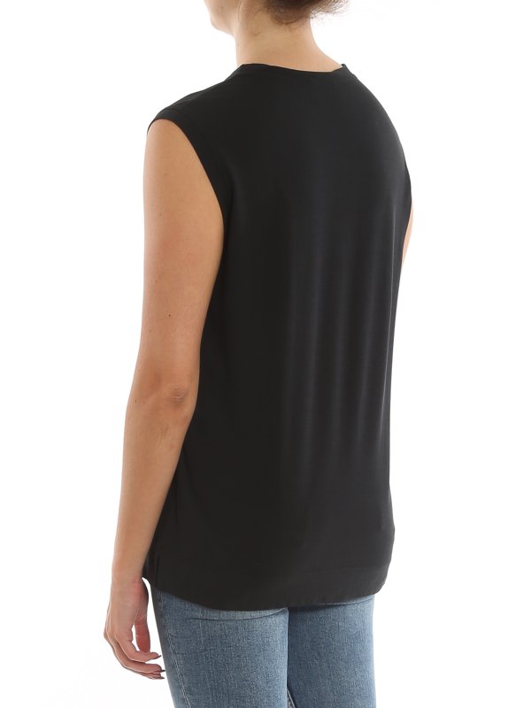 トップ/タンクトップ - 黒 shop online: DRUMOHR