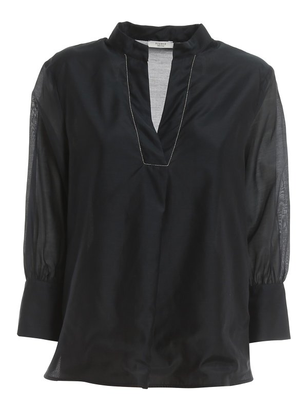 PESERICO: Blusen - Bluse - Blau