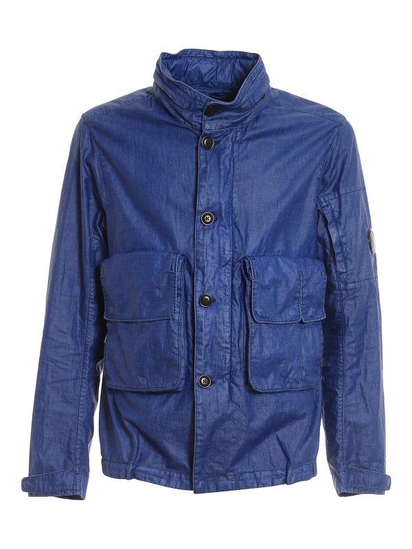 C.P. COMPANY: casual jackets - Waxed linen jacket