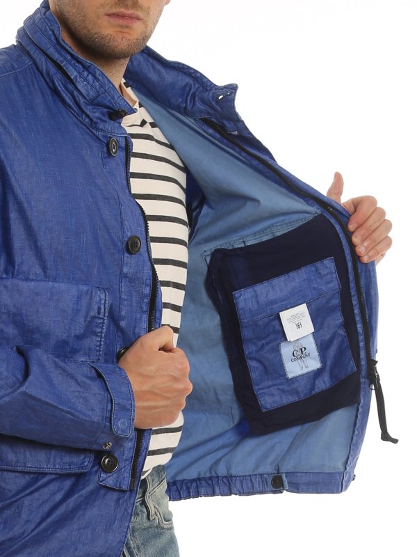 C.P. COMPANY buy online Waxed linen jacket