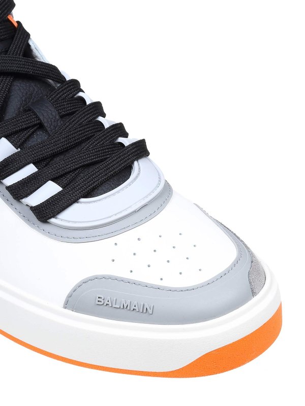Balmain buy online Colour-block hi-top sneakers