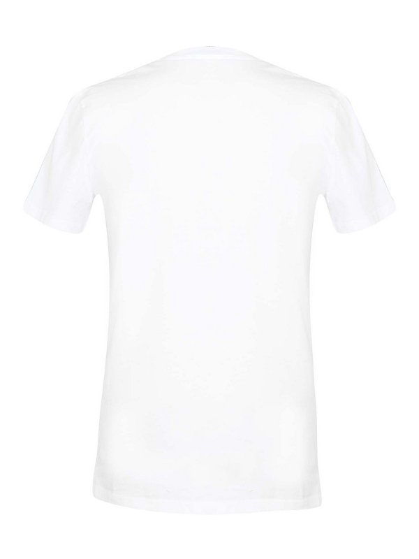 MOSCHINO: t-shirts online - Logo printed T-shirt