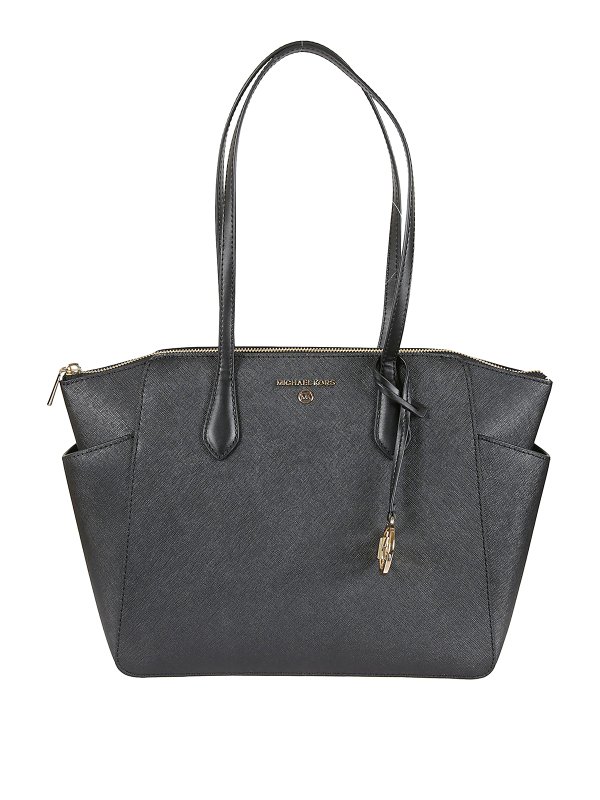 MICHAEL KORS: shopper - Borsa Marilyn in pelle logata