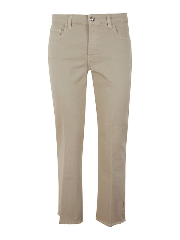 FAY: Jeans Rectos - Vaqueros Rectos - Beis