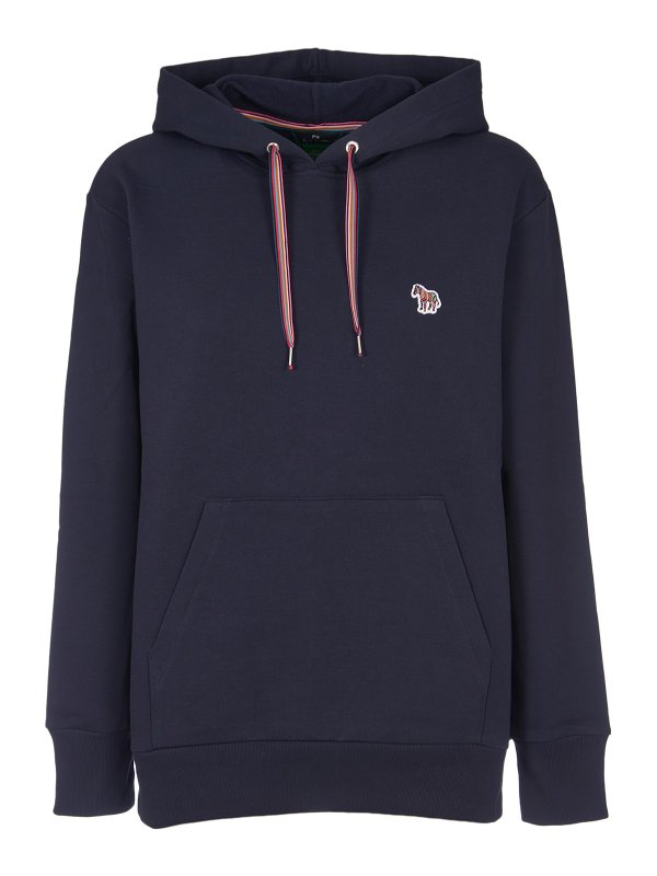 PAUL SMITH: Sweatshirts & Sweaters - Zebra patch hoodie
