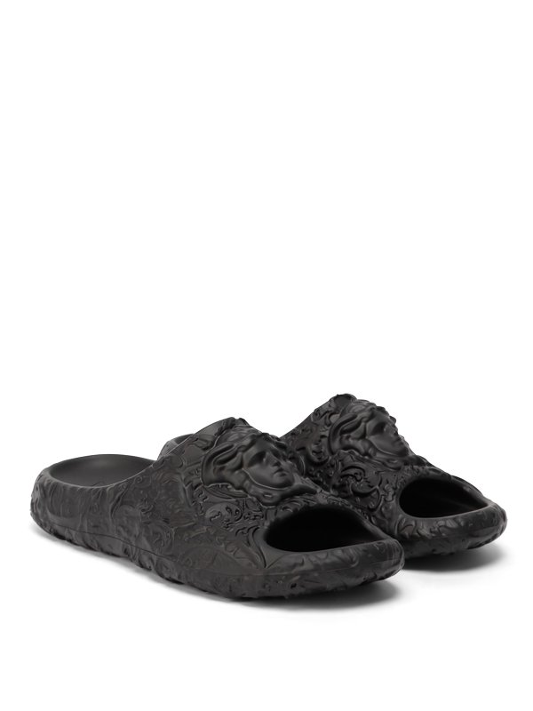 VERSACE: sandals online - Rubber flat sandals
