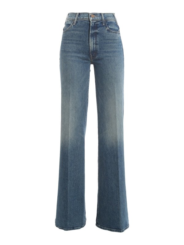 Mother: flared jeans - The Hustler Roller Heel jeans