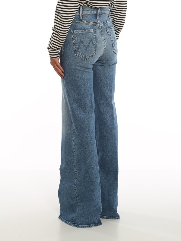 The Hustler Roller Heel jeans shop online: Mother