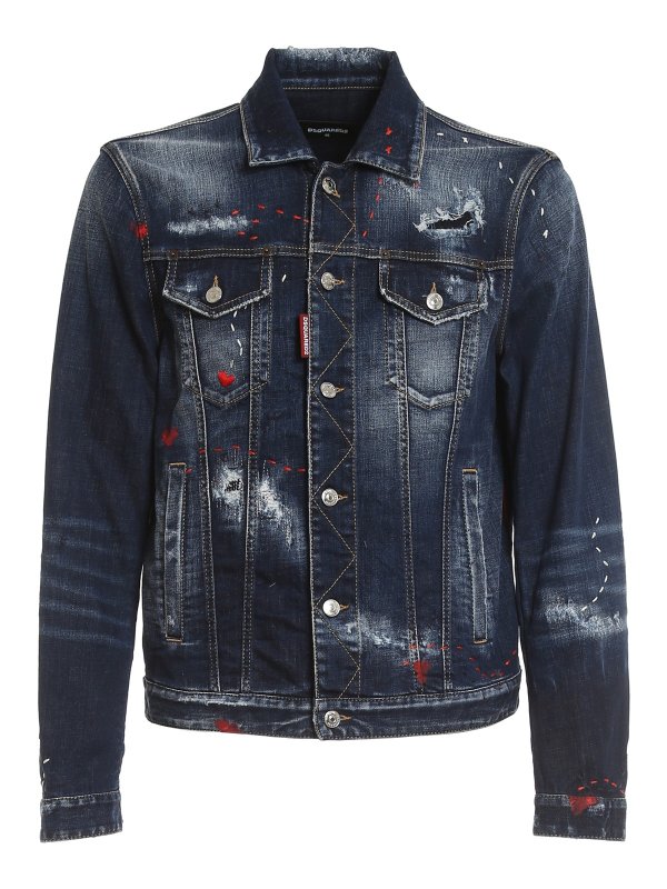 DSQUARED2: デニムジャケット - デニムジャケット - Dan Jean
