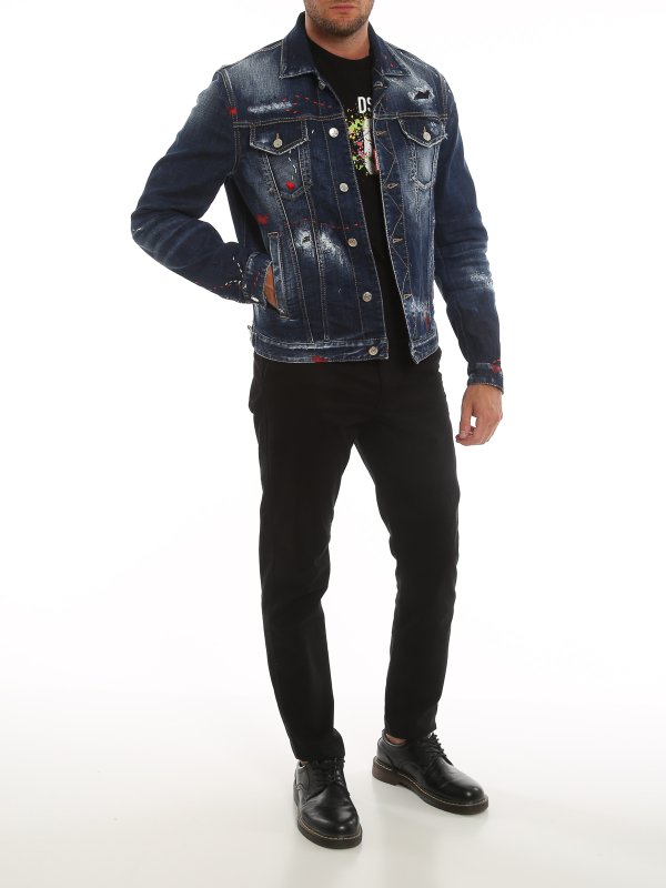 DSQUARED2: デニムジャケット online - デニムジャケット - Dan Jean