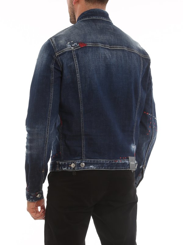 デニムジャケット - Dan Jean shop online: DSQUARED2