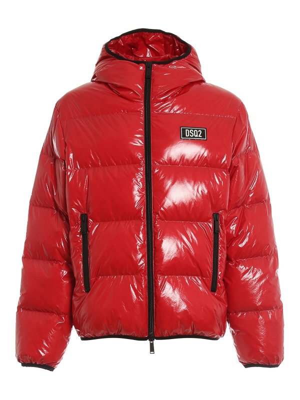 DSQUARED2: Chaquetas y Chaquetones acolchados - Chaqueta Alcochada - Rojo