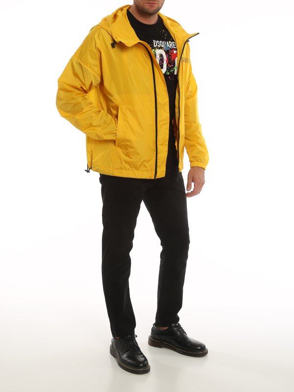 DSQUARED2: giacche casual online - Giacca a vento con cappuccio