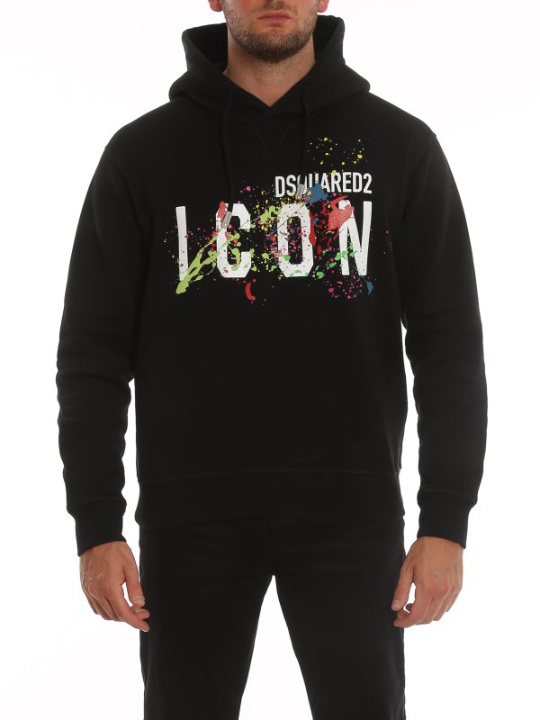 iKRIX DSQUARED2: スウェット＆セーター - スウェットシャツ/セーター - Icon Splatter