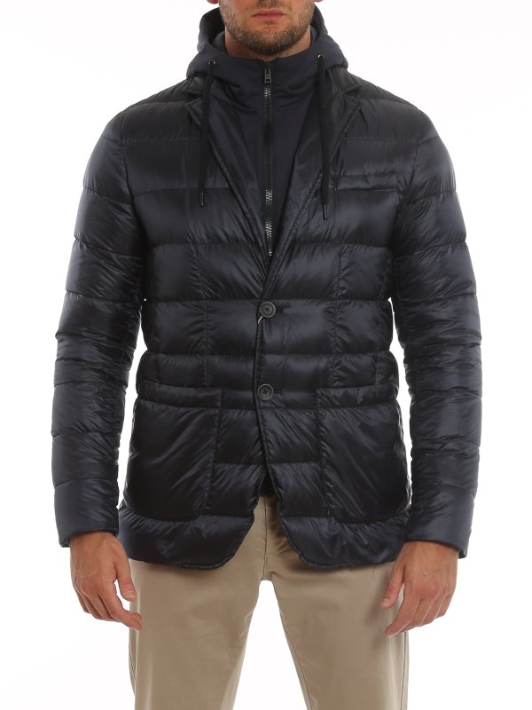 iKRIX HERNO: ダウン・ハイテクジャケット - ダウンジャケット - ブルー