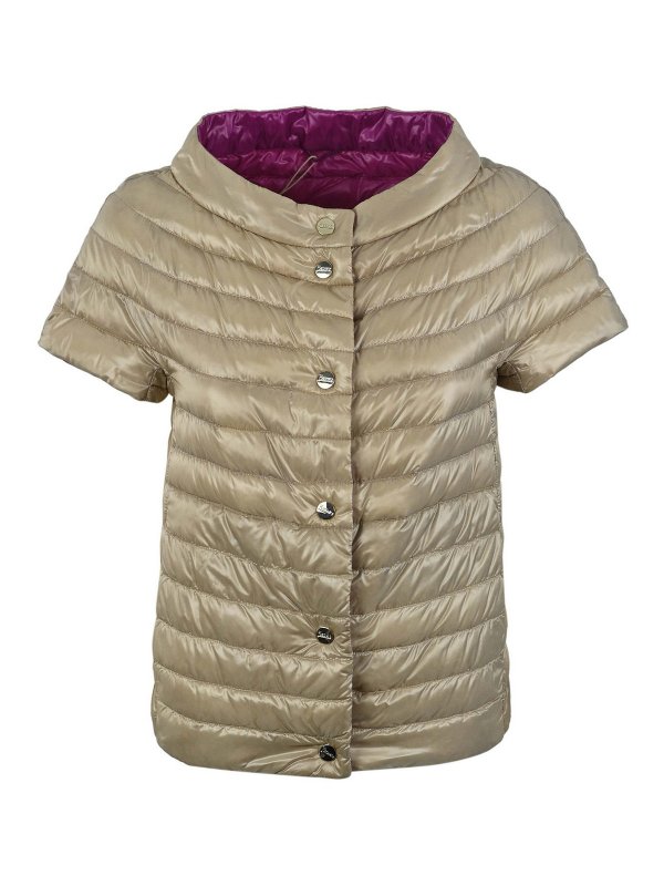 HERNO: Chaquetas y Chaquetones acolchados - Chaqueta Alcochada - Beis