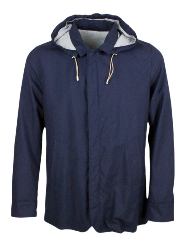 BARBA: giacche casual - Giacca in lana vergine