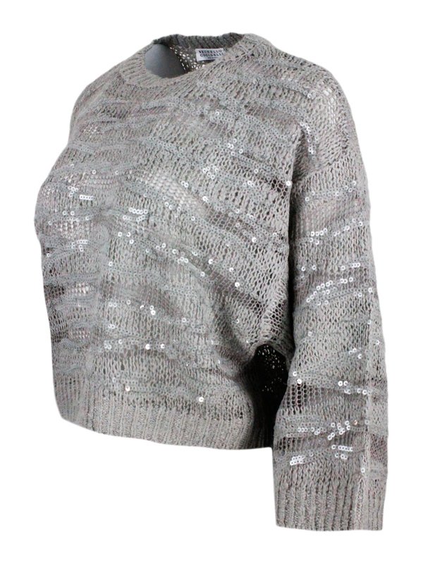 iKRIX BRUNELLO CUCINELLI: crew necks - Sequined sweater